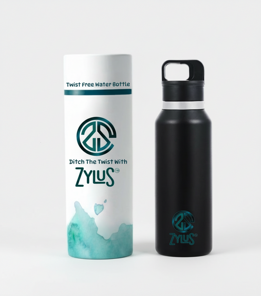 Stainless Steel Insulated Twist Free Water Bottle - 550ml