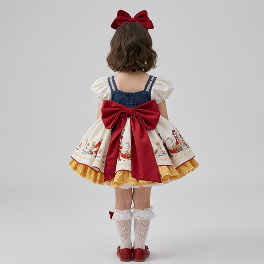 Snow White-inspired Lolita Dress
