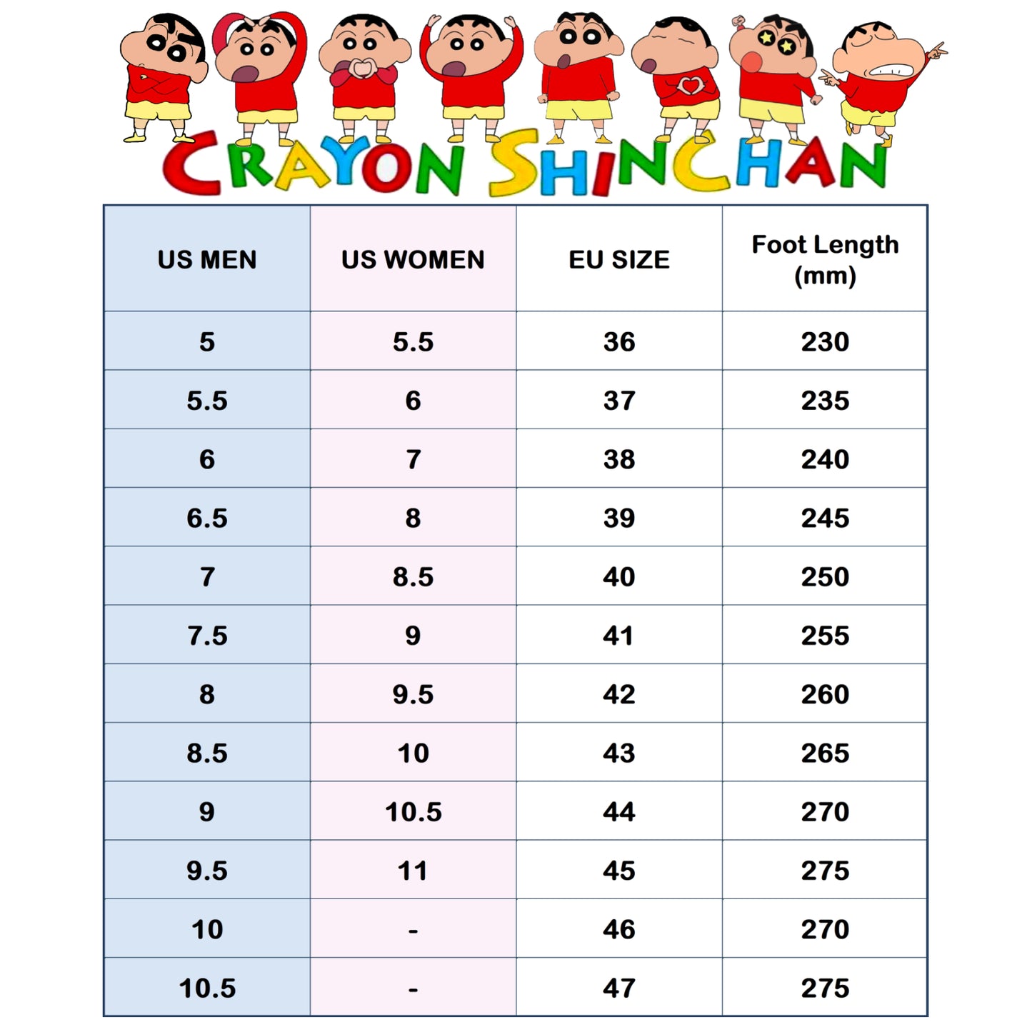 Crayon Shin-Chan Collaboration Suede Classic Platform Sneakers