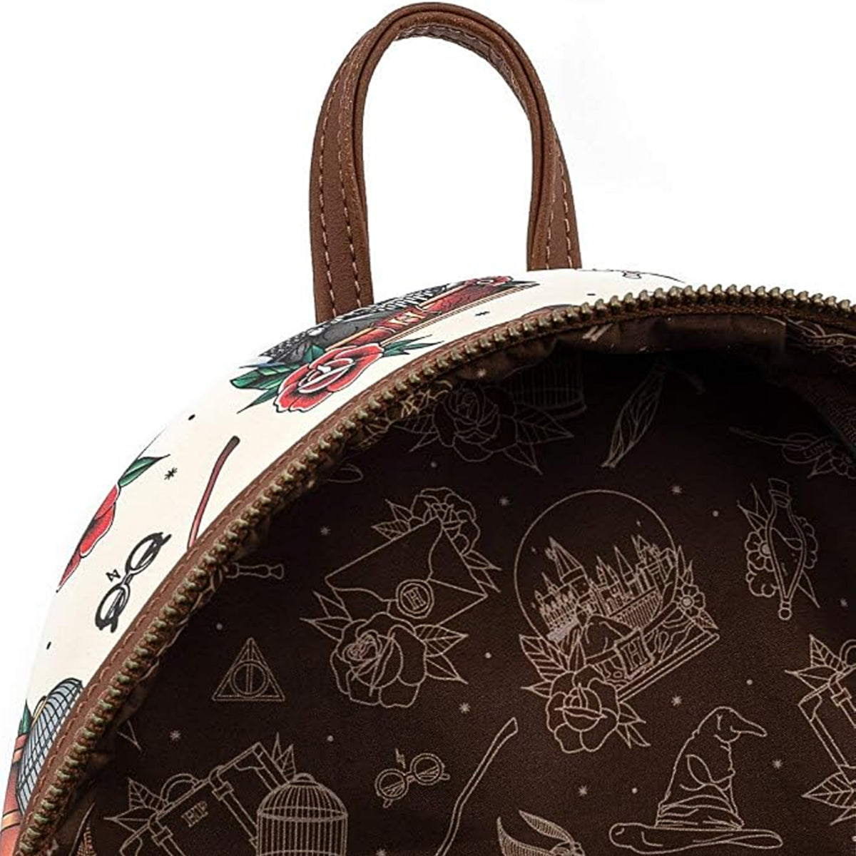 Loungefly Harry Potter Tattoo Art Mini Backpack