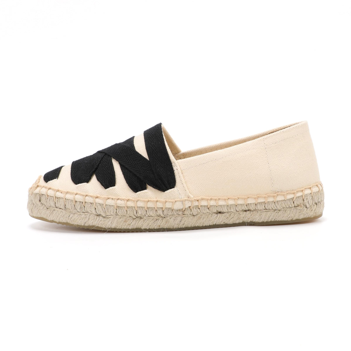 TONIVIS Women's Slip-On Webbing Espadrille Shoes