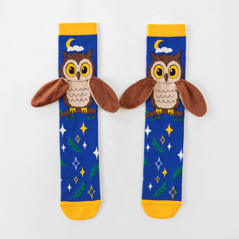 Cute Children's Knee-High 3D Adorable Crazy Socks