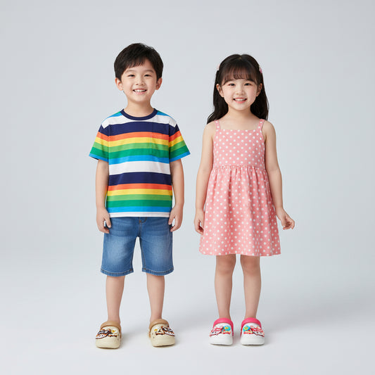 AeroGrip Lovely Smiles Children's Clog Sandals
