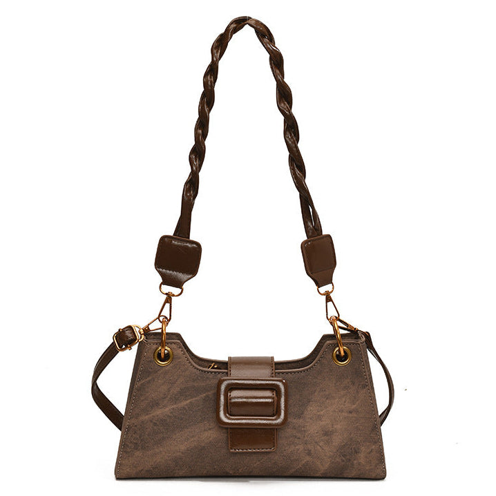 Buckle Retro Shoulder Bag