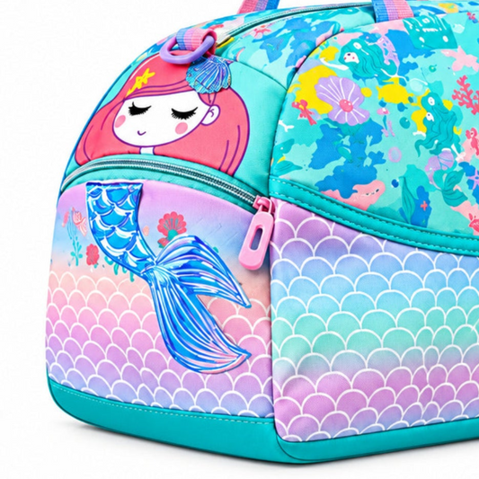 Mermaid Large 3D Pixie Pack Girls Duffel Bag