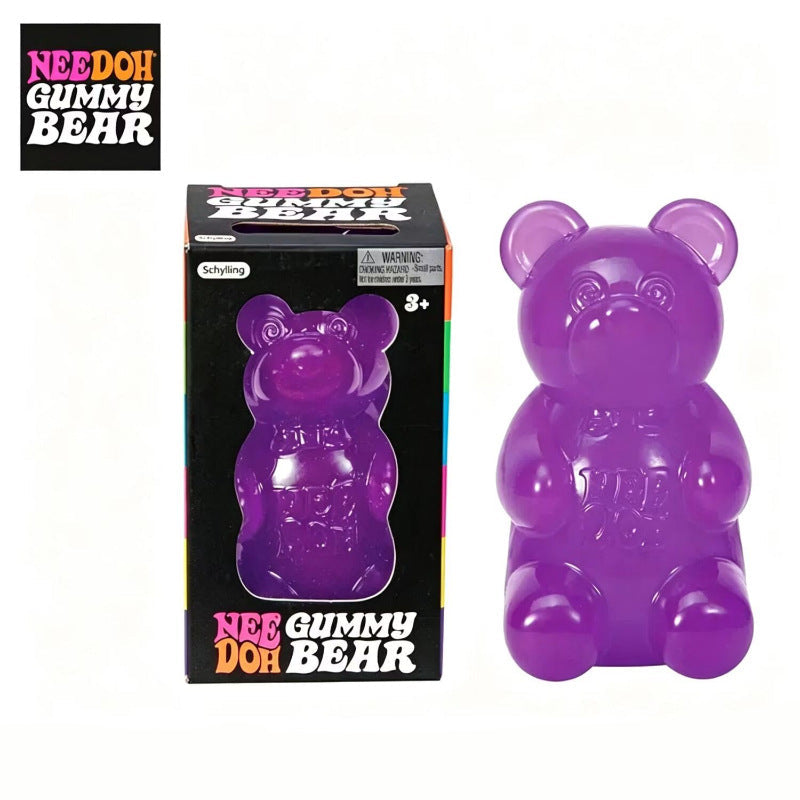 Schylling NeeDoh Gummy Bear - Squishy Sensory Fidget Toy