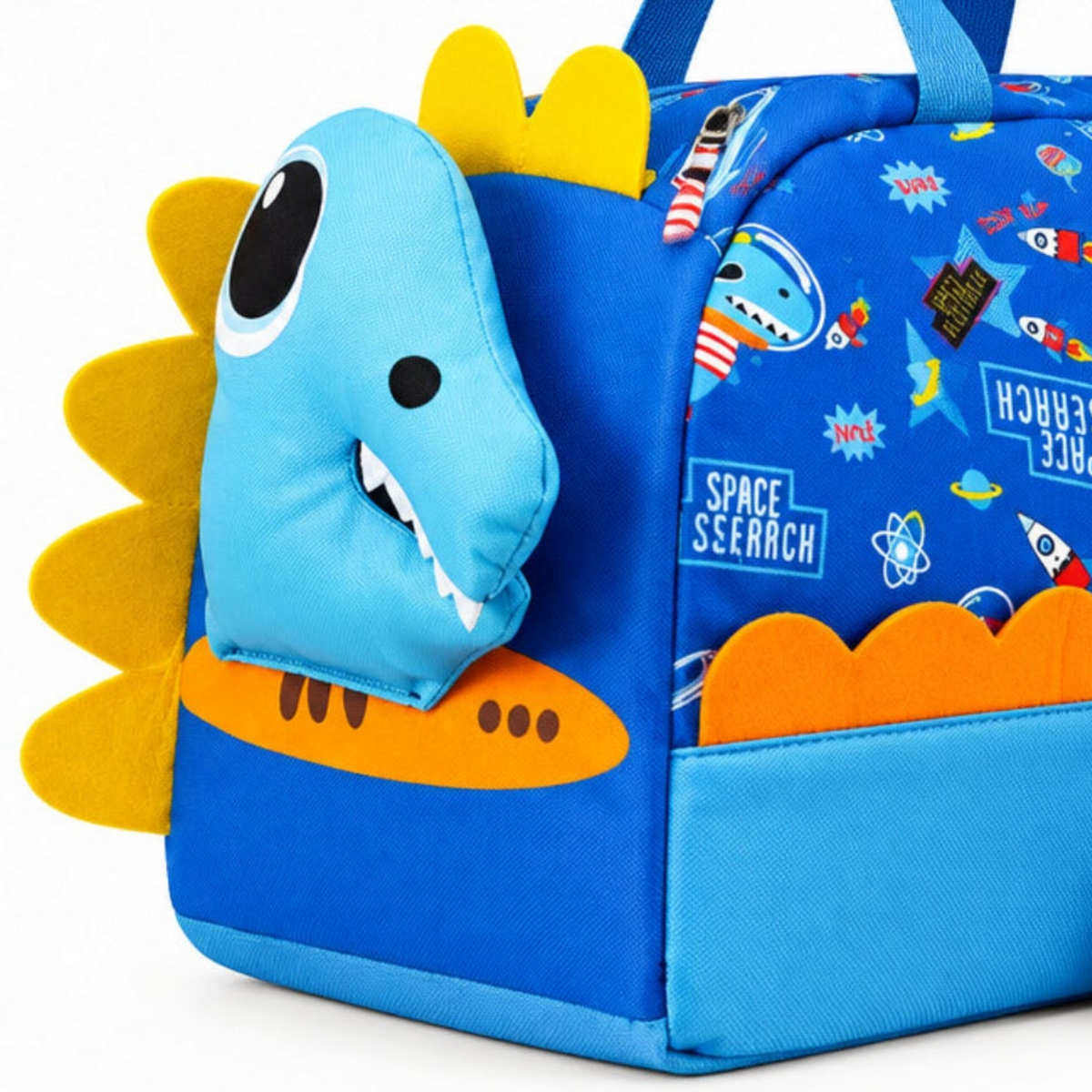 Space Dinosaur Large 3D Pixie Pack Boys Duffel Bag