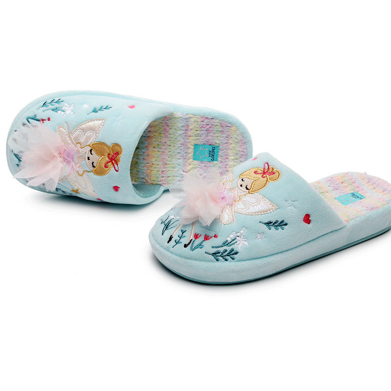 Children's Magical Fairy Closed-Toe Home Slippers