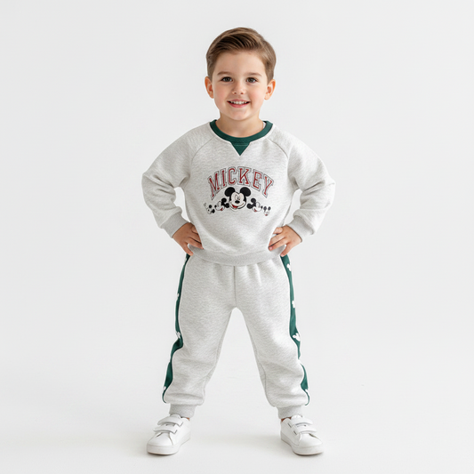 Boys' Mickey Sweatshirt and Sweatpants 2-Piece Set