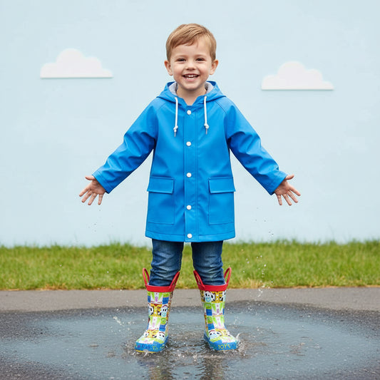 Disney Pixar Toy Story Kids Rain Boots with Easy-Pull Handles