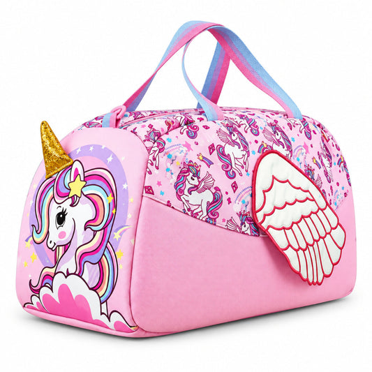 Unicorn Extra Large 3D Pixie Pack Girls Duffel Bags