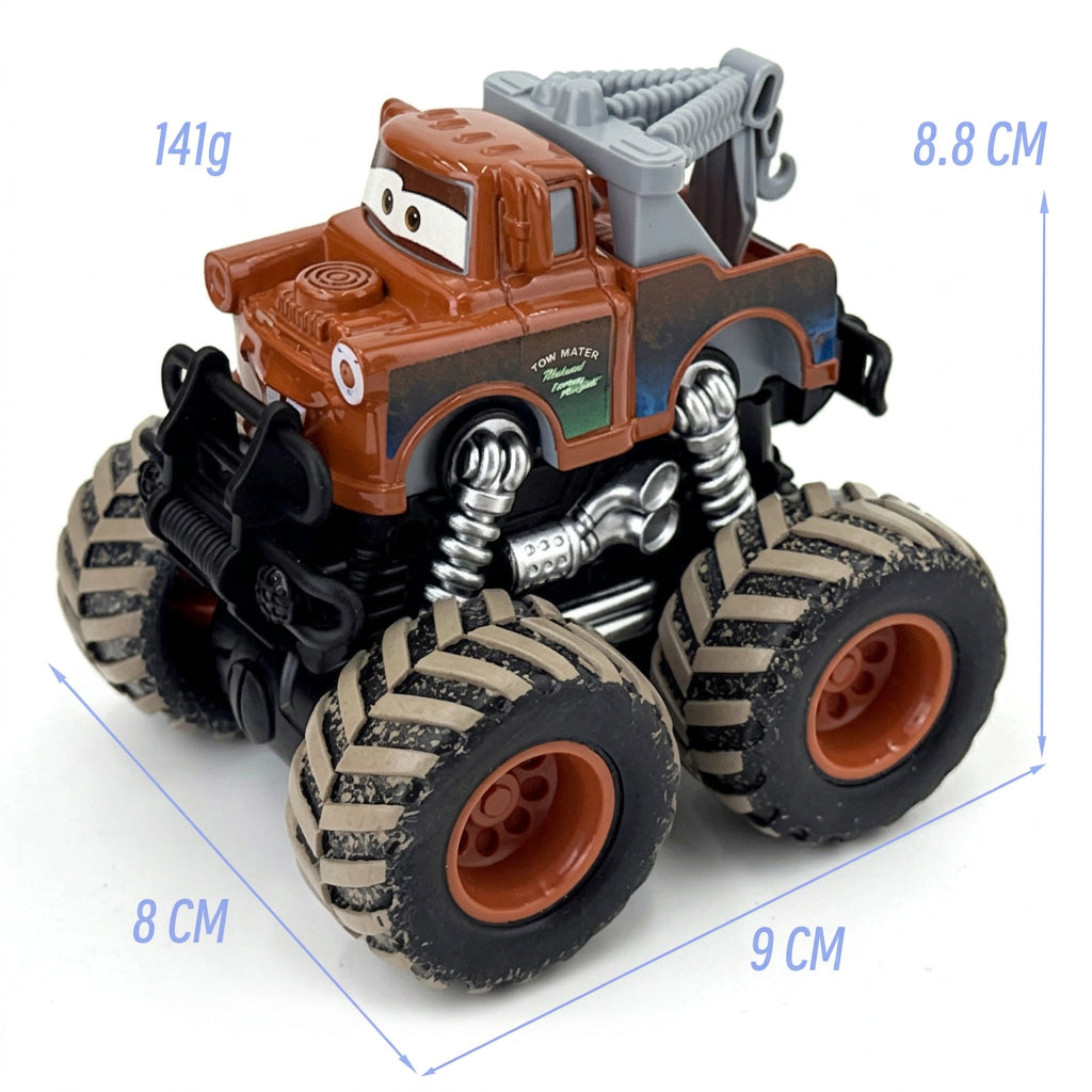 Disney Pixar Cars Off-Road Monster Truck Pullback Toy Vehicle