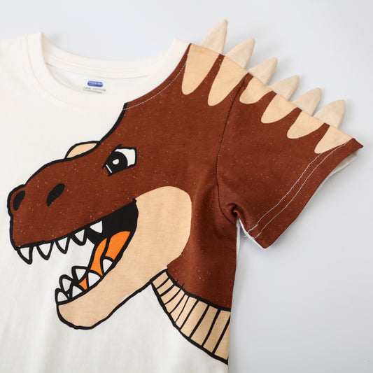 Boys Cute Cartoon Summer 2-Piece Outfit Set