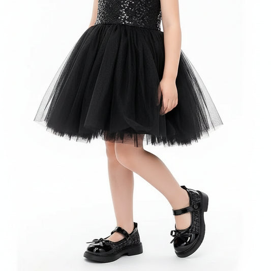 Girls Mary Jane Leather Princess Shoes with Bowknot
