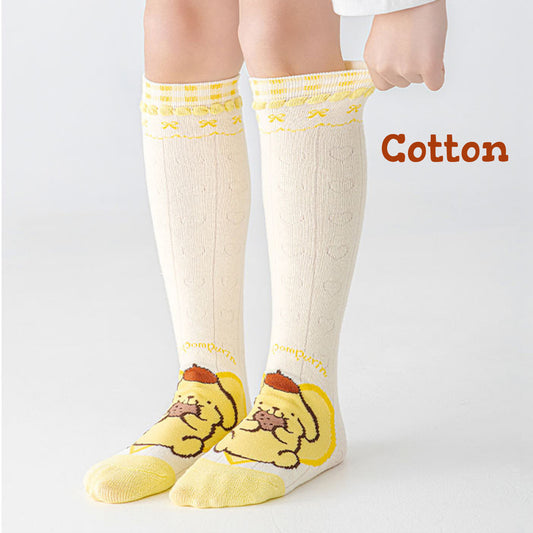 Girls' Kawaii Sanrio Characters Breathable High Socks
