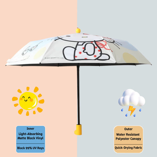 Hello Kitty Butter Yellow Folding Boot Umbrella