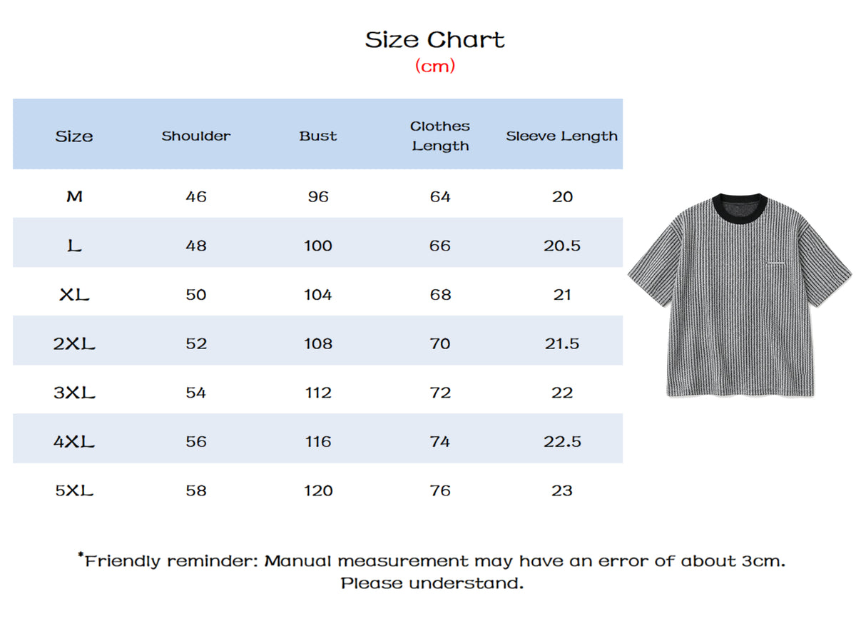 Men's Textured Knit Chevron Print Crew Neck T-Shirt