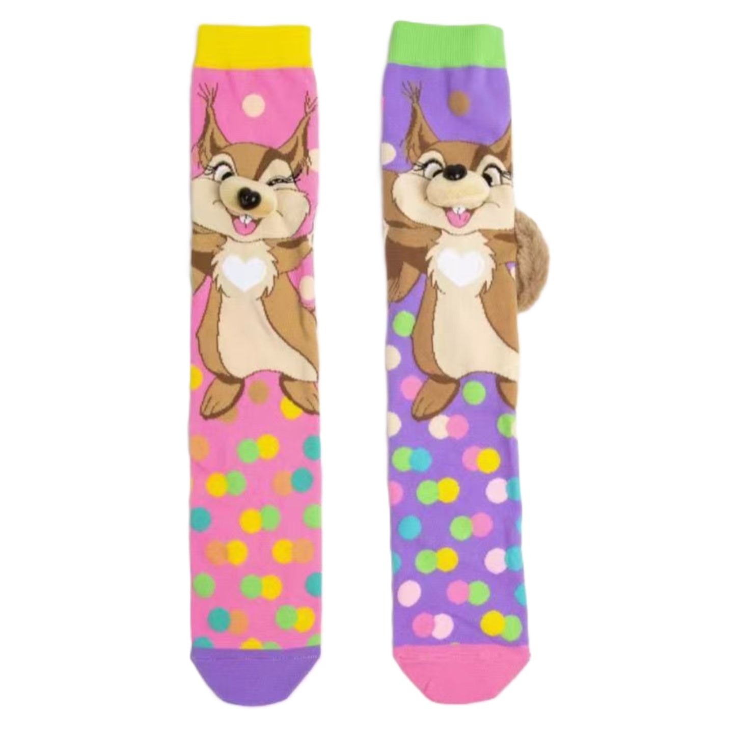 Children's Vibrant 3D Knee-High Crazy Socks