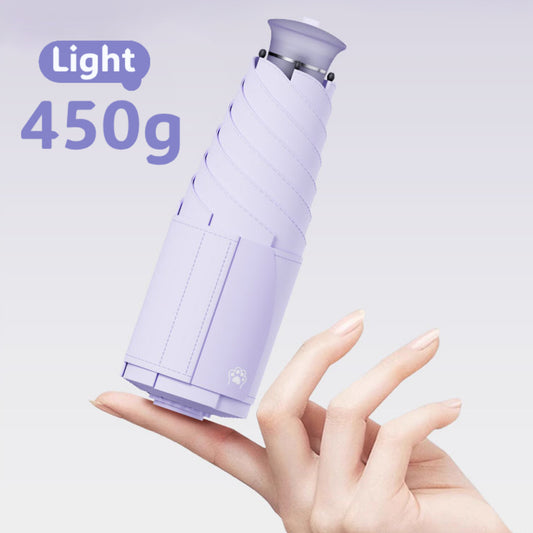 UPF50+ Microscopic Handle Compact Folding Umbrella