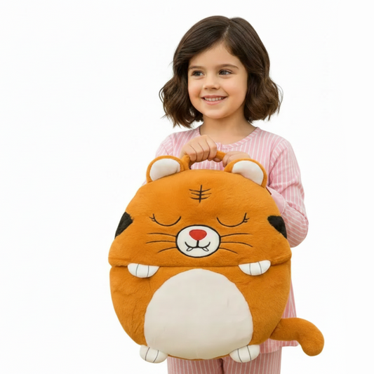 Zip & Zzz's Children's Cartoon Sleeping Bag - Tiger