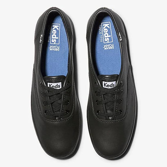 Keds Champion Leather Sneakers - Black