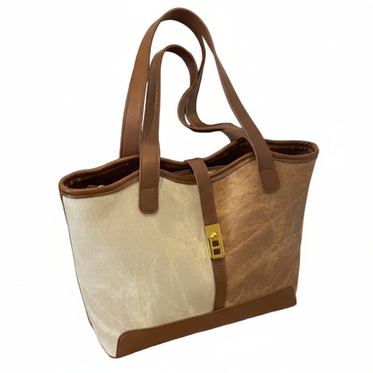 Heritage Bi-Tone Large Capacity Tote Bag