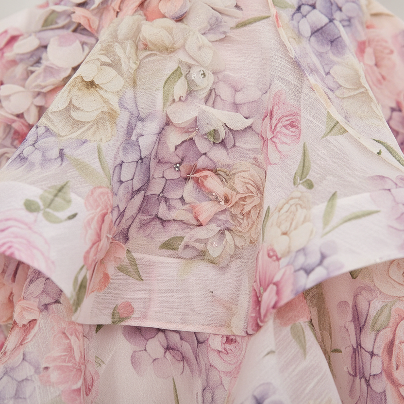 Wildflower Backless Plunging Neckline Mini Dress