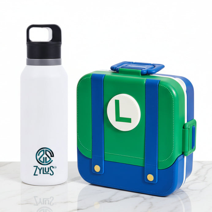 Cute Lunch Box and 550ml Water Bottle Set