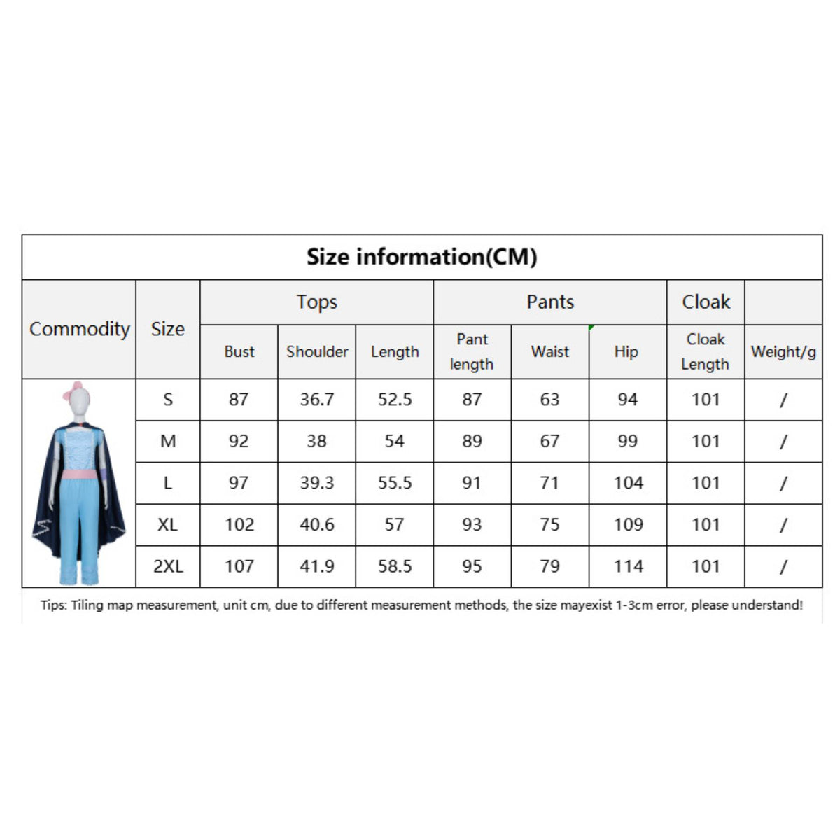 Women's Bo Peep Blue Shepherdess Costume