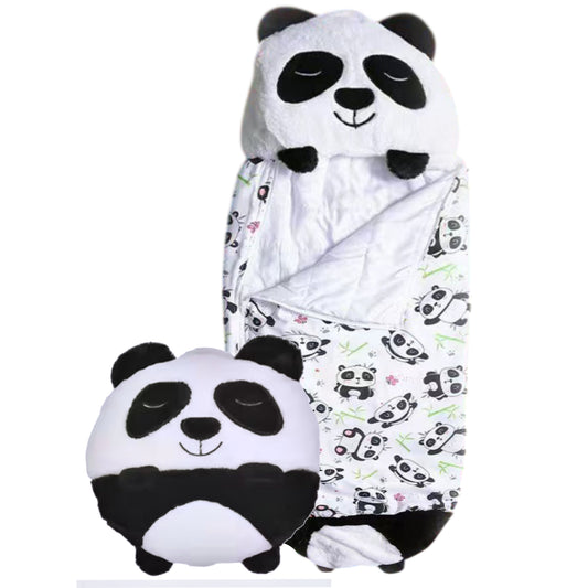 Zip & Zzz's Children's Cartoon Sleeping Bag - Panda