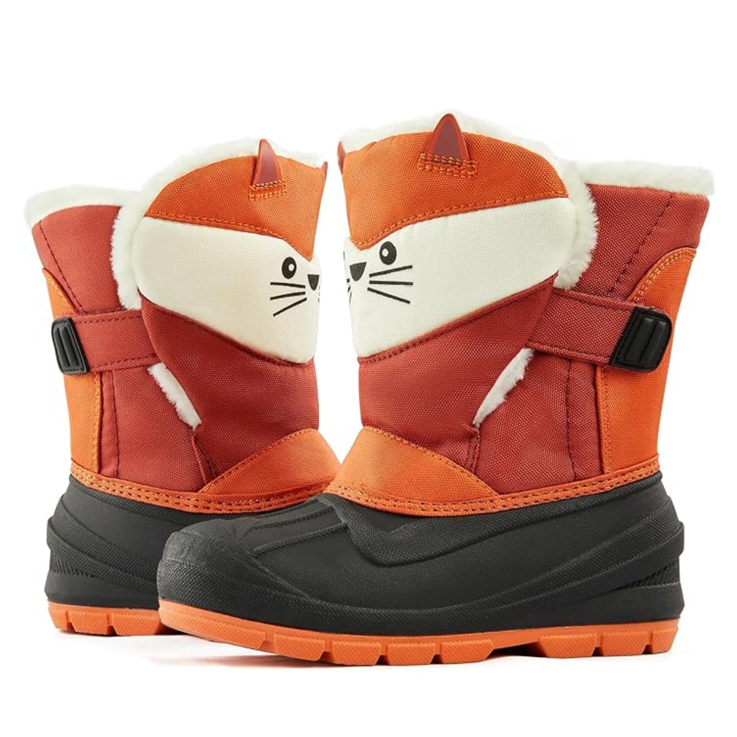 Children's Cute Cartoons Winter Hug Snow Boots - Fox