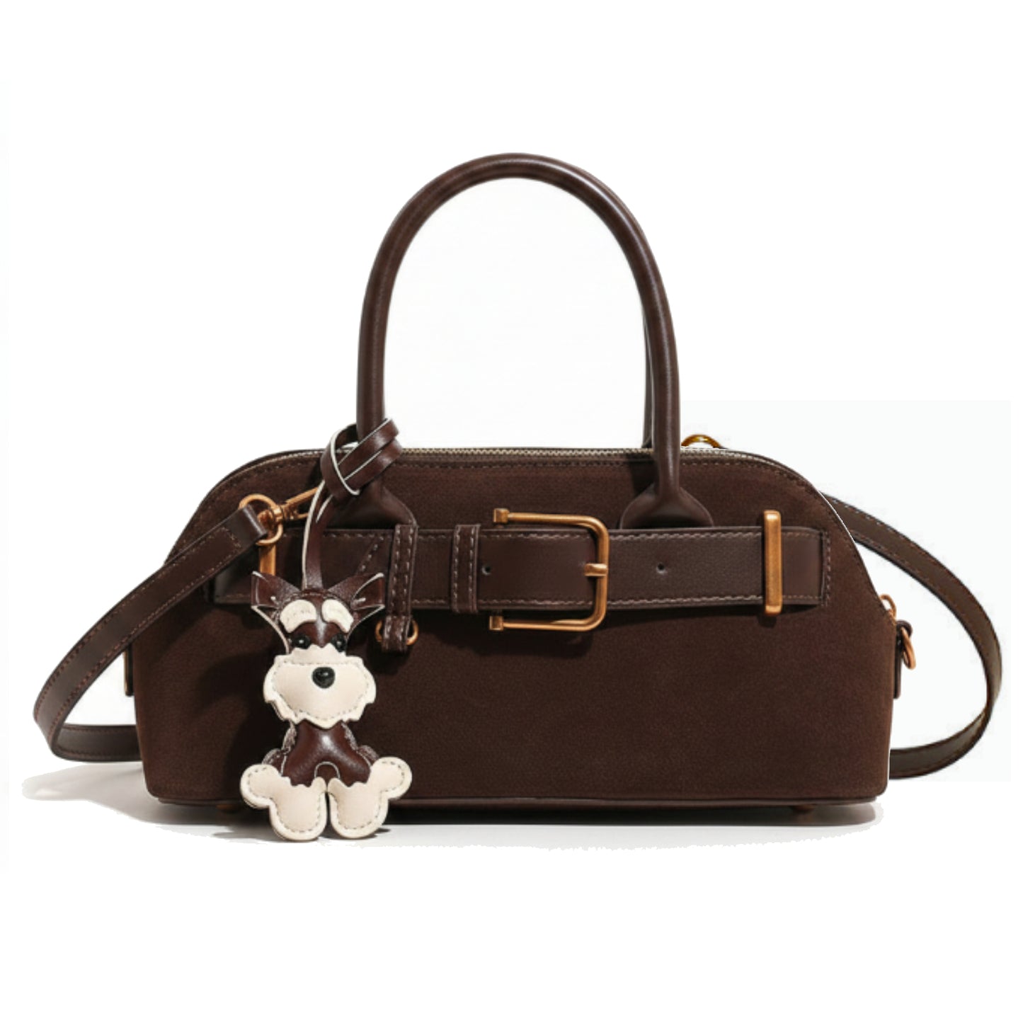 Luxe Suede Mini Satchel Bag