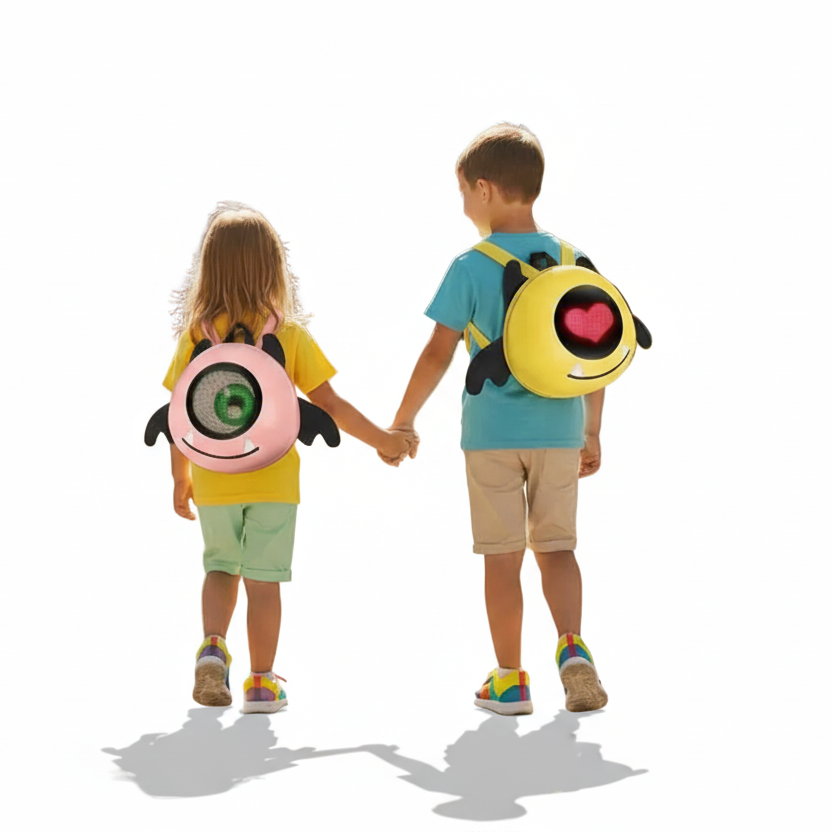 Kids Little Monster LED Backpack