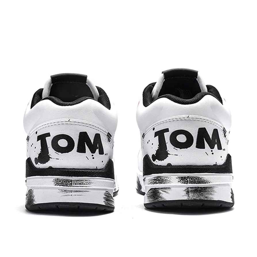 TALKING TOM | "Flame" Scuffed Sneakers
