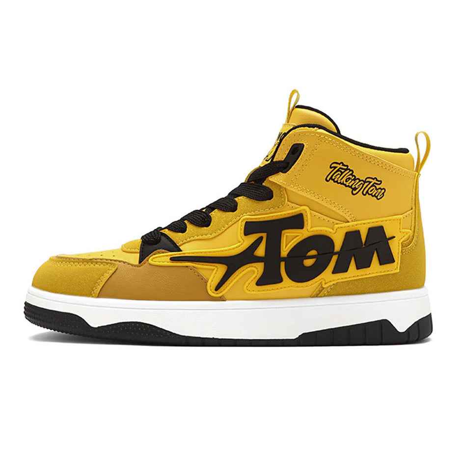 TALKING TOM | Sports High Top Board Shoes - Yellow
