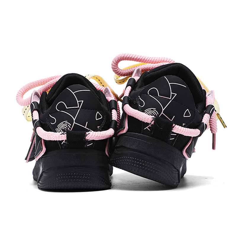 TALKING TOM | Graffiti Casual Sneakers - Black