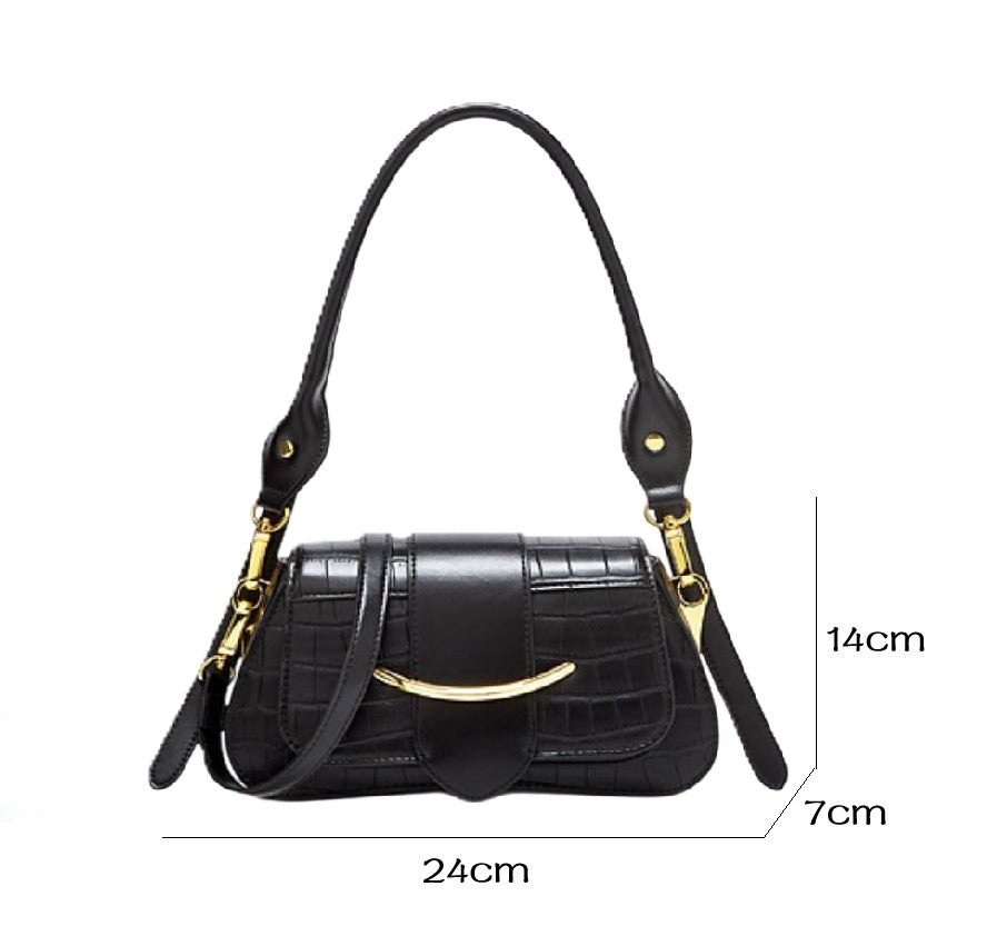 Gold Beam Crossbody Bag