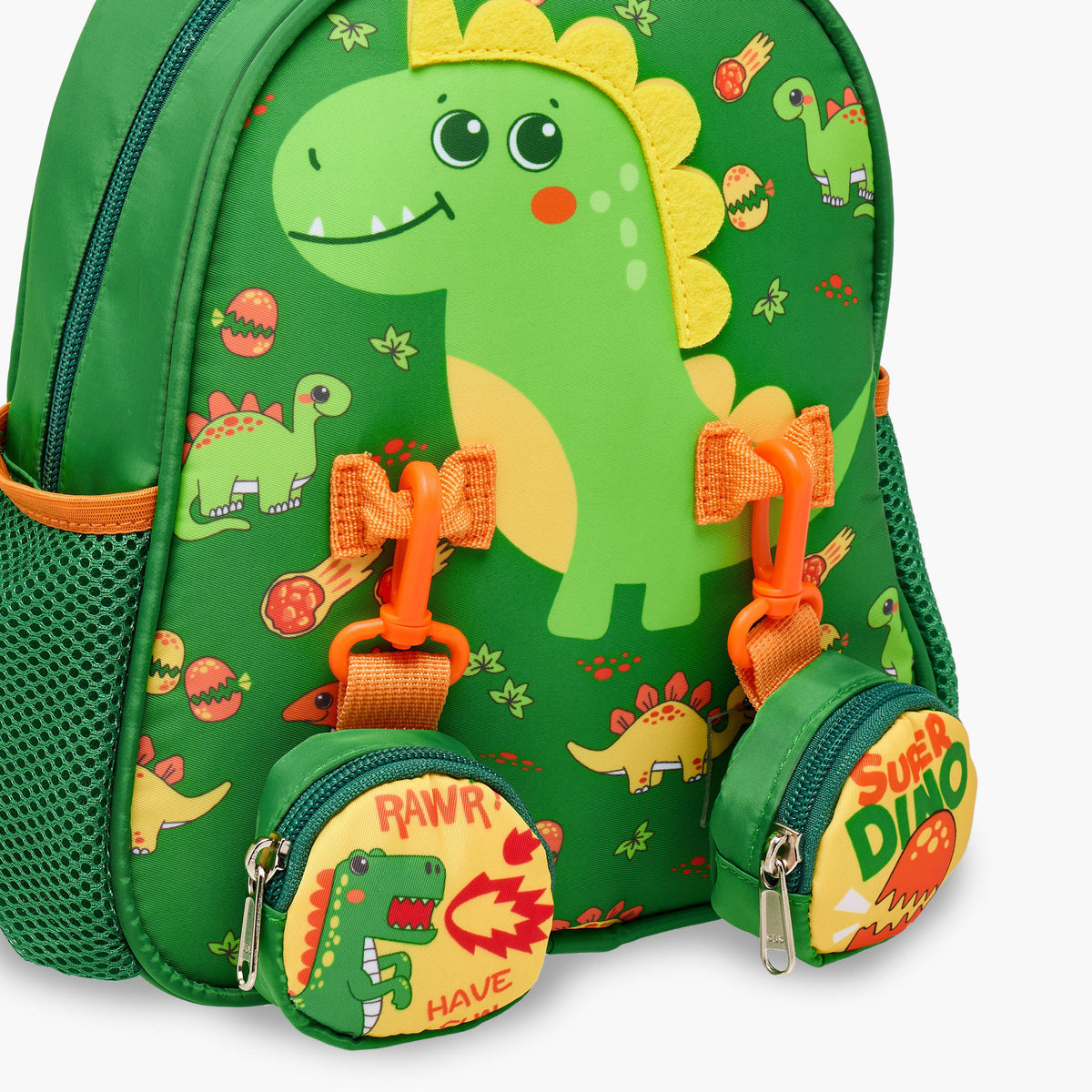 Supercute Super Dino School Backpack & Lunch Bag Set