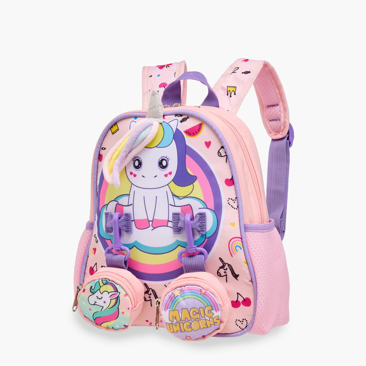 Supercute Magic Unicorn School Backpack & Lunch Bag Set