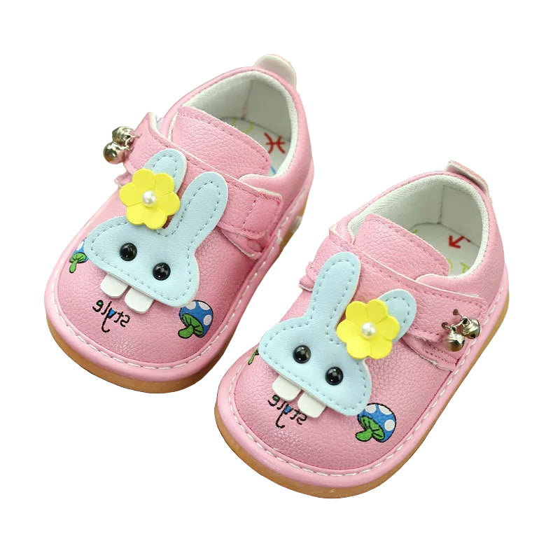 Bunny Style Soft-Sole Baby Sneakers - Green