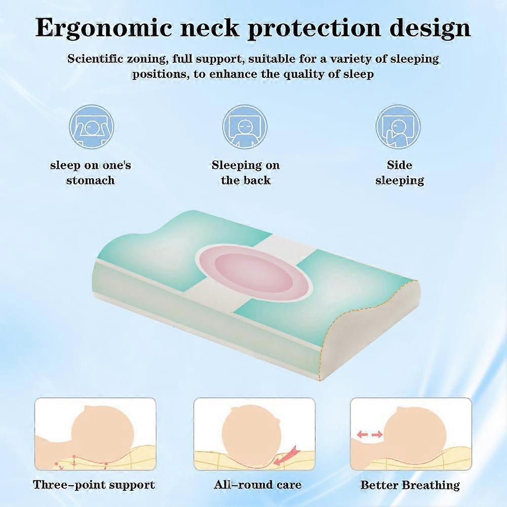 Children's Cartoons Ergonomic Contoured Memory Foam Pillow