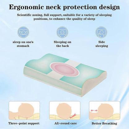 Children's Cartoons Ergonomic Contoured Memory Foam Pillow