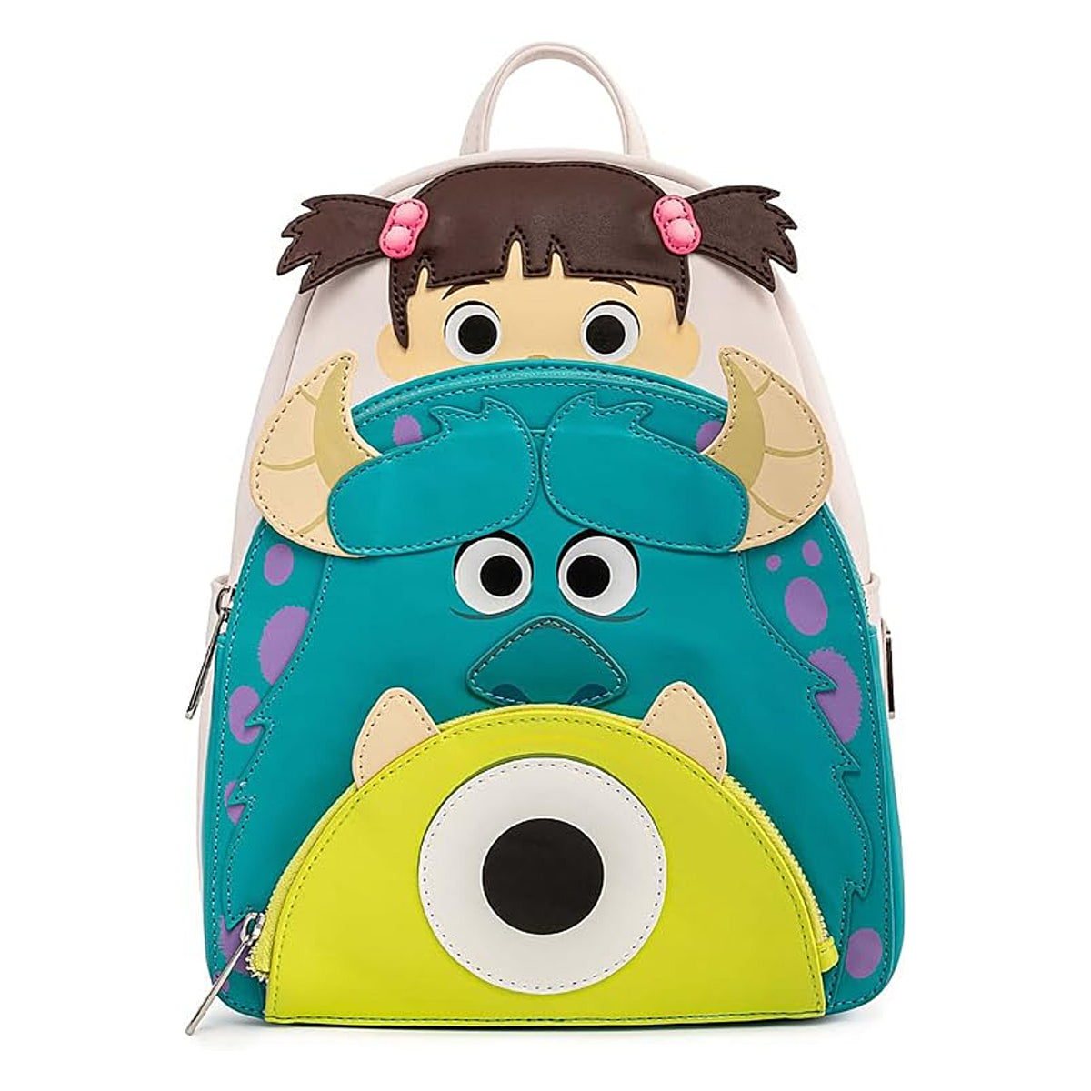 Loungefly Pixar Monsters, Inc. Boo Mike Sulley Cosplay Mini Backpack