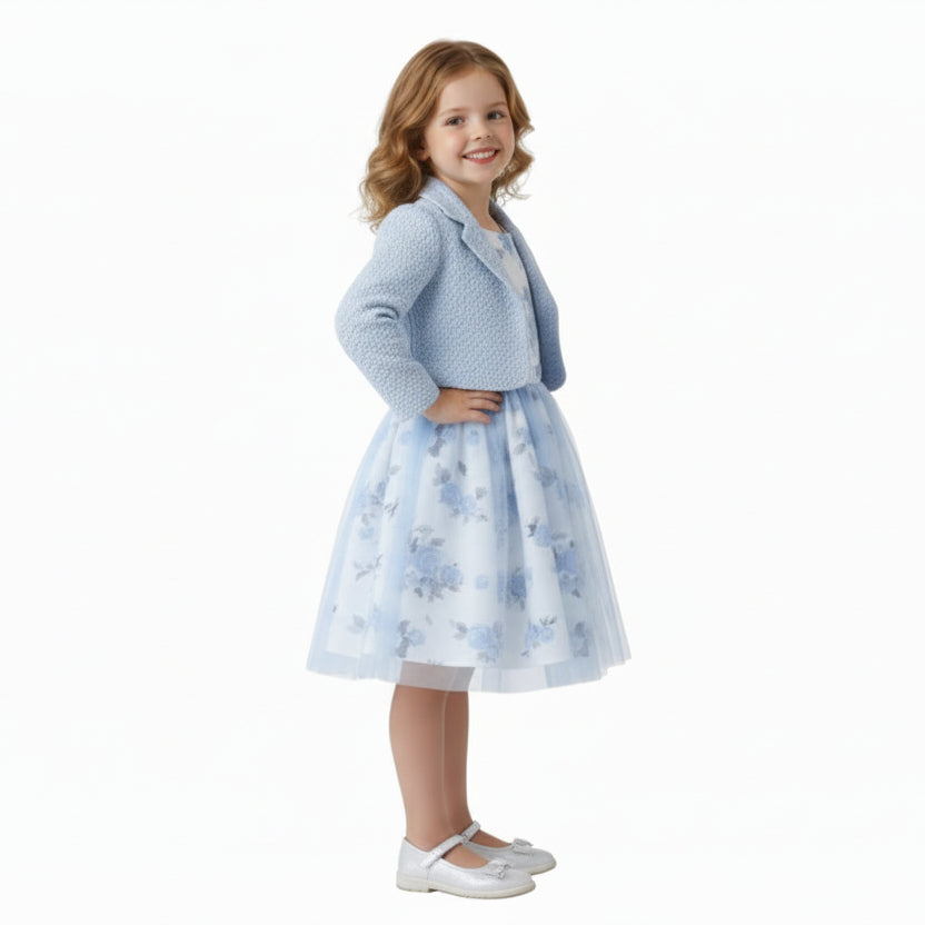 Princess Petal Ensemble Dress 2-Piece Outfit Set