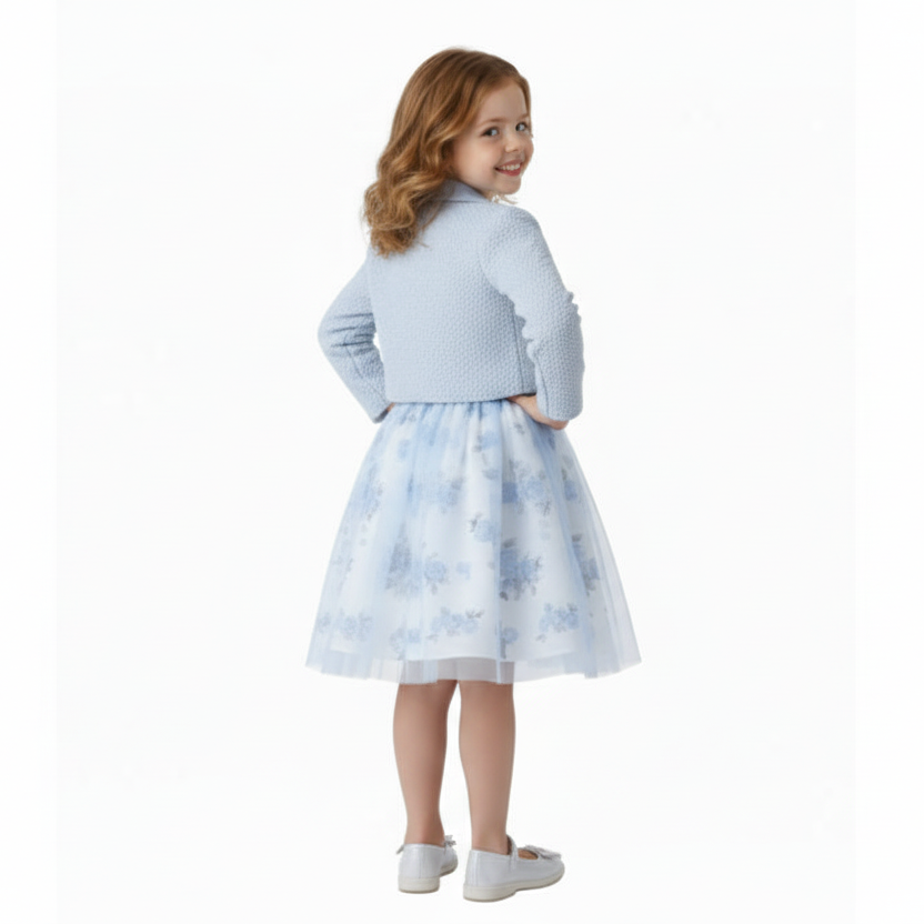 Princess Petal Ensemble Dress 2-Piece Outfit Set
