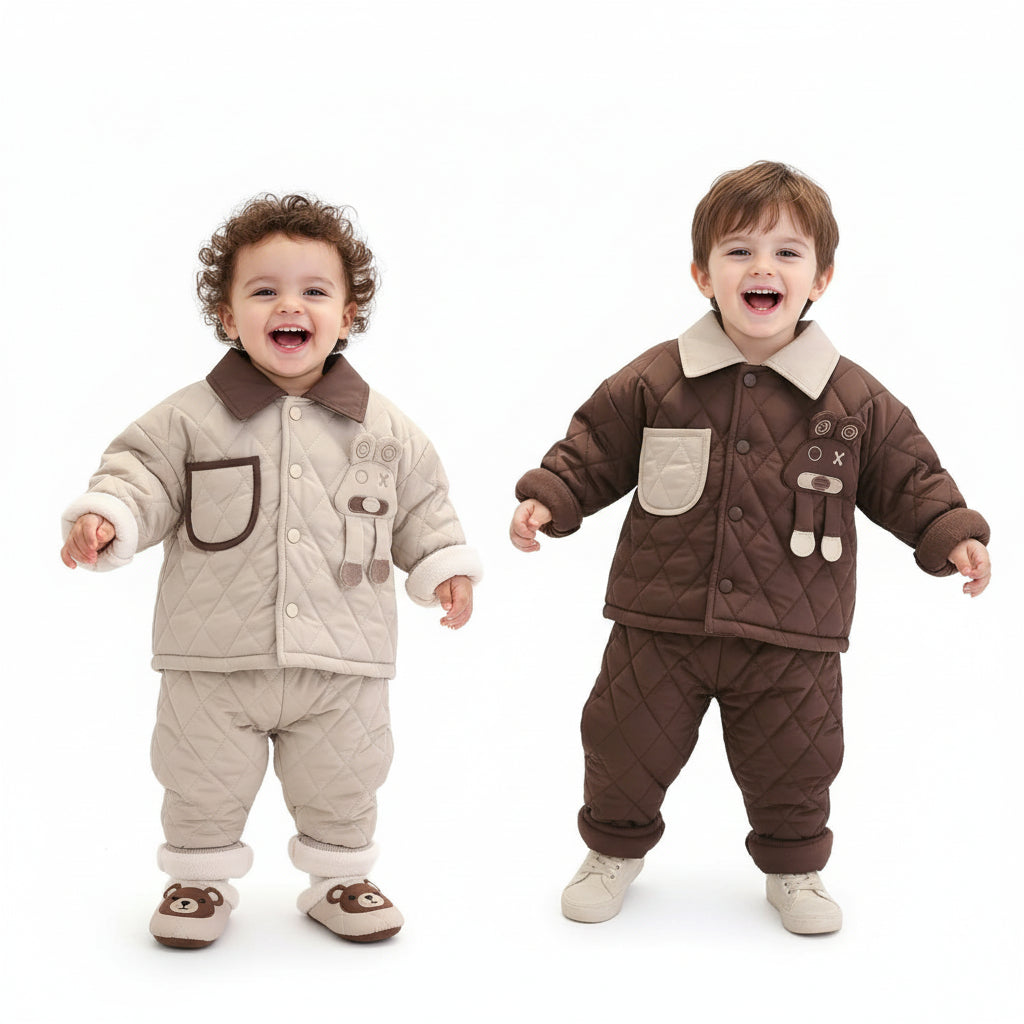 Kids Quilted Cottontail 2-Piece Outfit Set