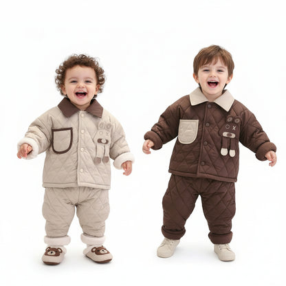 Kids Quilted Cottontail 2-Piece Outfit Set