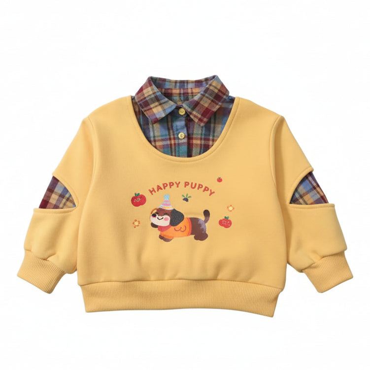 Kids Happy Puppy 2-Piece Outfit Set