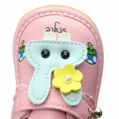 Bunny Style Soft-Sole Baby Sneakers - Green