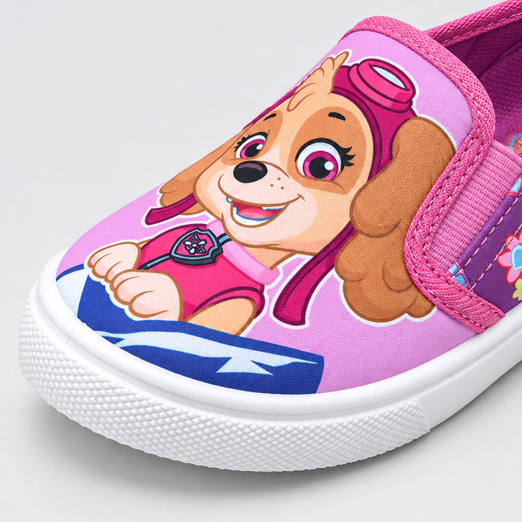 PAW Patrol Girl's Mismatched Slip-On Canvas Shoes